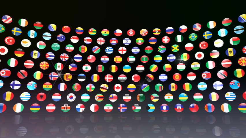 Flags Of The World Animation Stock Footage Video 3407192 - Shutterstock