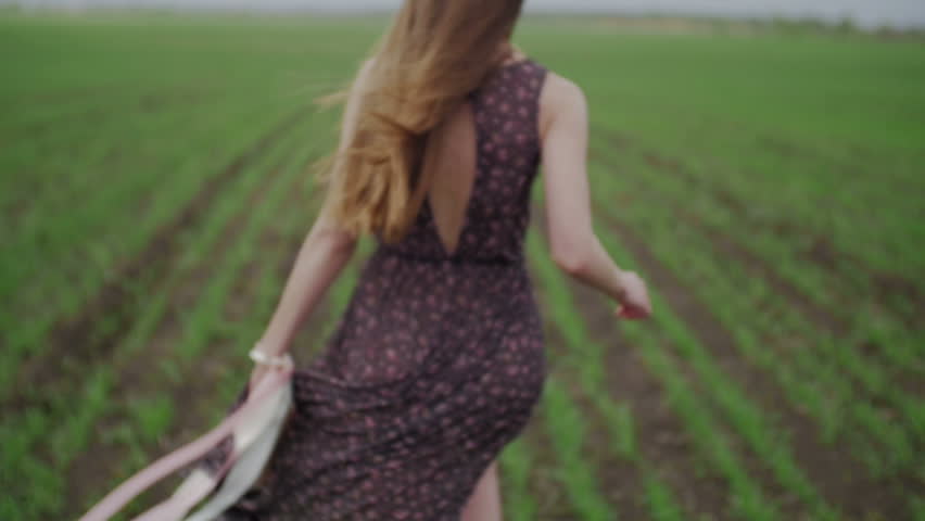 Blowing wind video dress