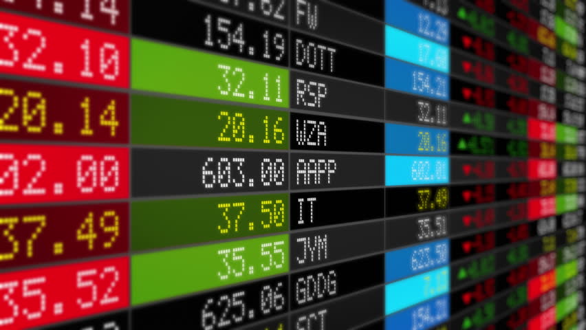 Stock market options prices