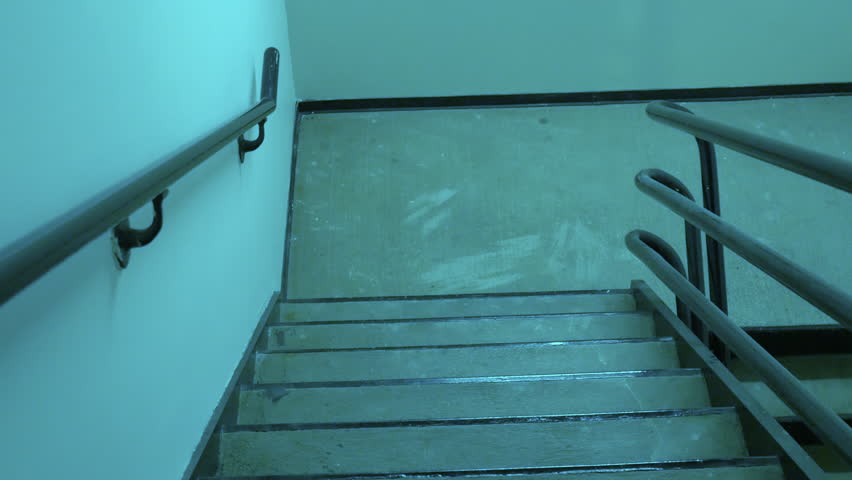 Walking up stairs flashing my bum 7