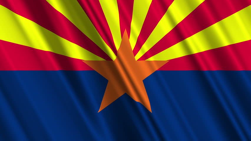 Flag Of Arizona (seamless) Stock Footage Video 2434655 - Shutterstock