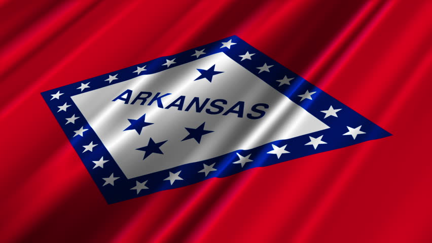 Arkansas State Flag Waving Stock Footage Video 2767838 Shutterstock