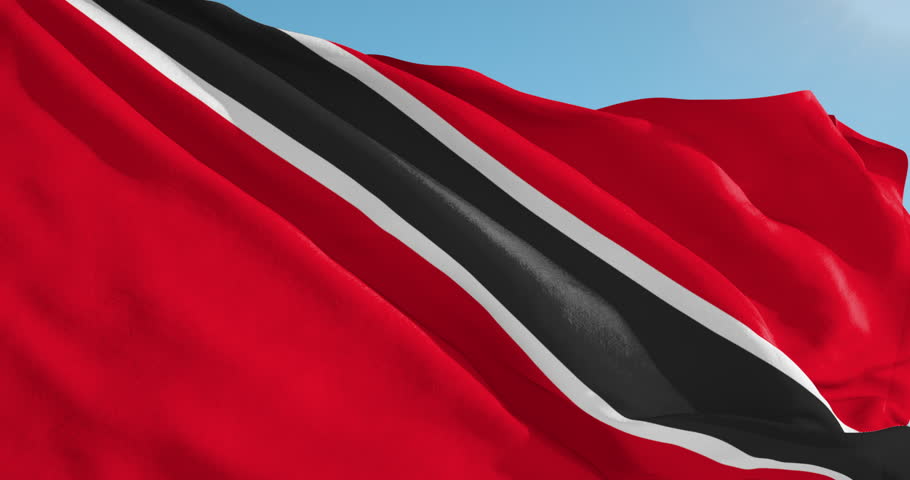 Trinidad And Tobago Close Up Waving Flag Hd Loop Stock Footage Video 945250 Shutterstock 0094