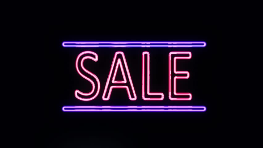 sale neon sign