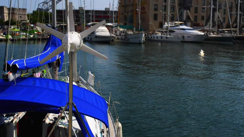 Port of Genoa is a major Italian seaport on the Mediterranean Sea. With a trade volume of 51.6 million tonnes, it is busiest port of Italy by cargo tonnage. Port is also used as a dismantling station - HD stock video clip