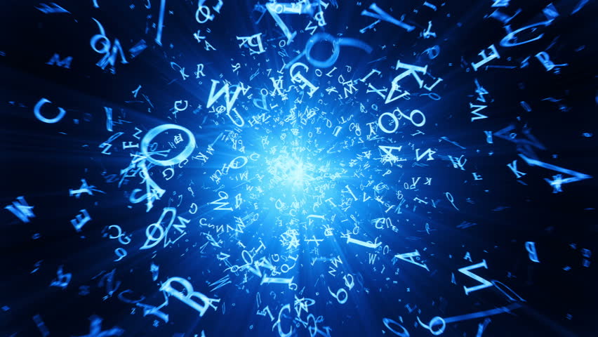 Mathematical And Physical Formulas Floating In 3D Space With A Cool