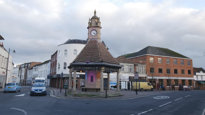 Newbury Round Table Footage Page 2 Stock Clips Clock Tower In Newbury Slow Zoom