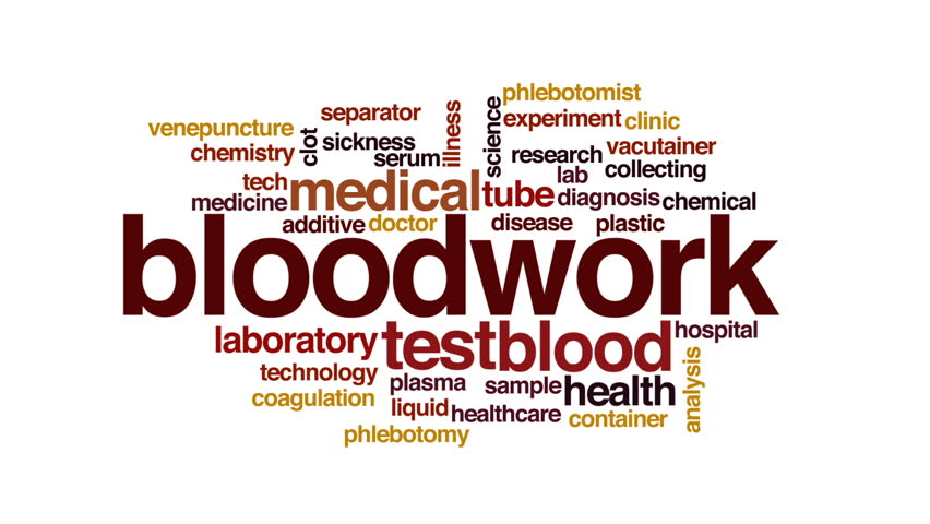 Header of bloodwork