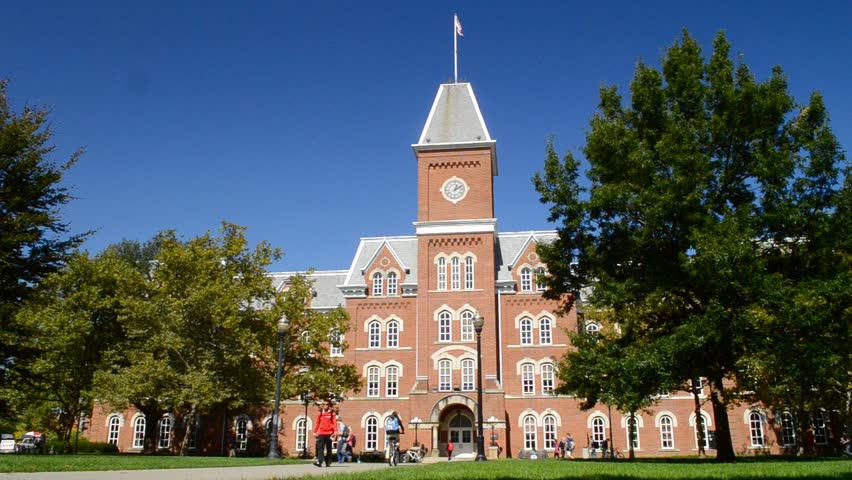 University Hall At Ohio State University. Stock Footage Video 4215307