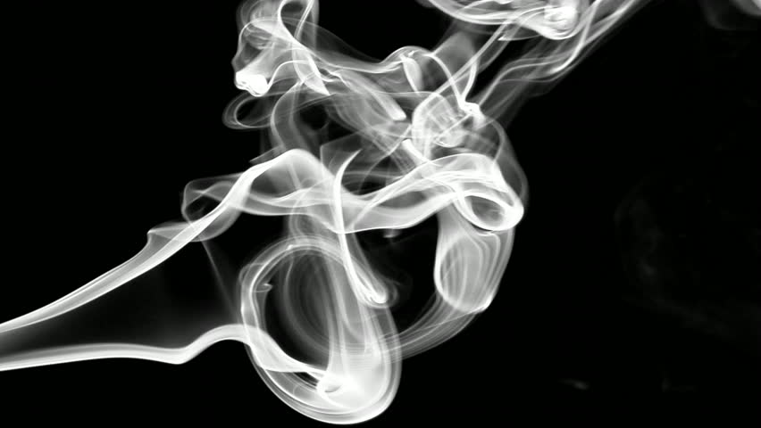 Smoking / No Smoking Streaming A White Smoke Stream Flows Through The Screen Both Violently And