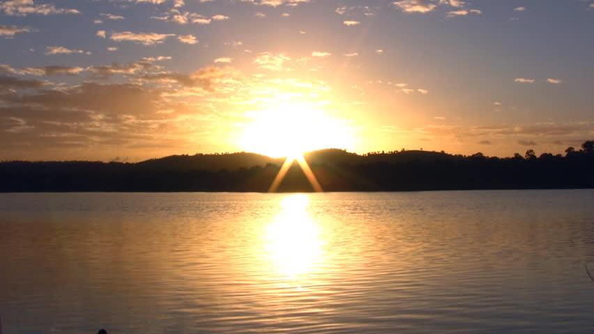 The Sun Rises Over The Atlantic Ocean Along The East Coast Of The ...