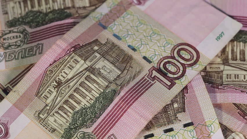 Russian Paper Rubles In Various Denominations Stock Footage Video 6958444 Shutterstock 9327