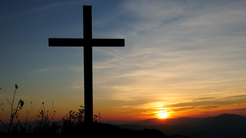 pictures of cross silhouette