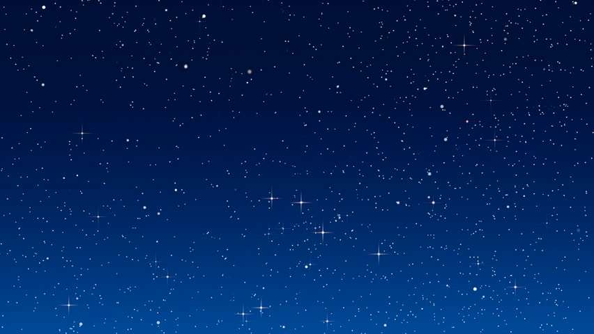 Twinkling Stars In Simulated Night Sky Stock Footage Video 8429926