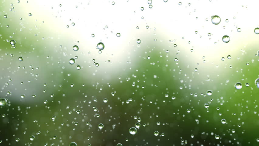 Beautiful Rain Drops Fall In Slow Motion Loop Stock Footage Video 741553 Shutterstock