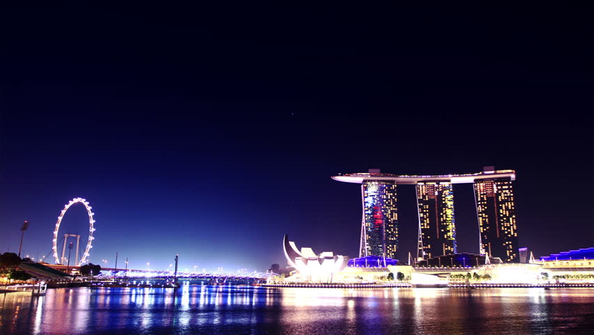 laser-show-in-singapore-time-lapse-stock-footage-video-2266628