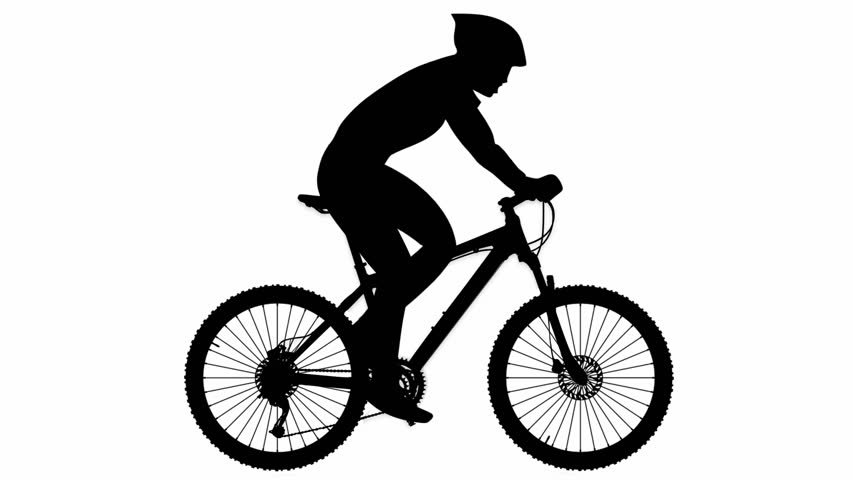 mountain bike clip art silhouette - photo #28