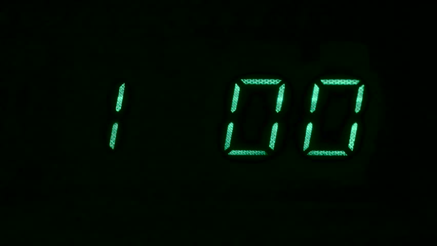 Microwave Clock Countdown Stock Footage Video 2303141 - Shutterstock