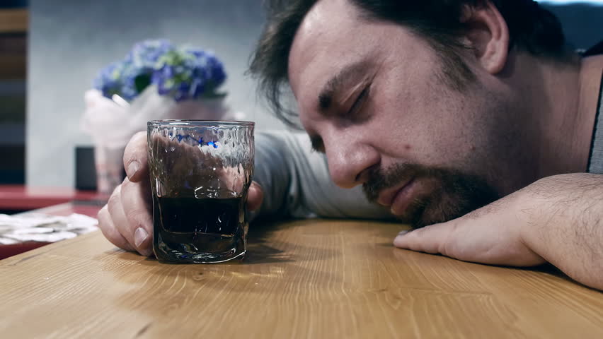 Depressed Drunk Man At The Pub Stock Footage Video 10857257 - Shutterstock