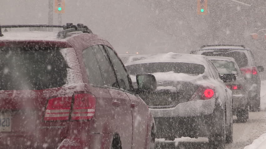 Ontario, Canada December 2014 Severe Blizzard Snowstorm And High Wind ...