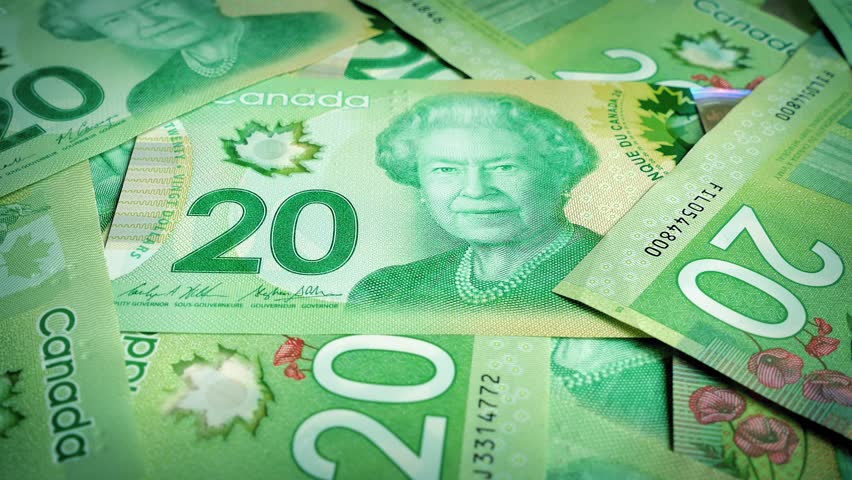 Canadian Dollars Under UV Light Stock Footage Video 1946602 - Shutterstock