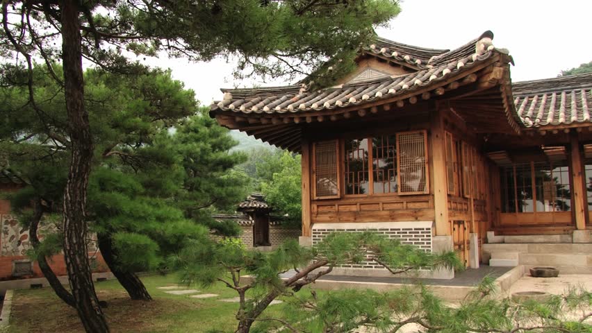 China Ancient Temple Architecture In Forest,bamboo Mountain Hill. Gh2 ...