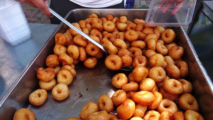 Turkish Donut Lokma Stock Footage Video 7701205 - Shutterstock