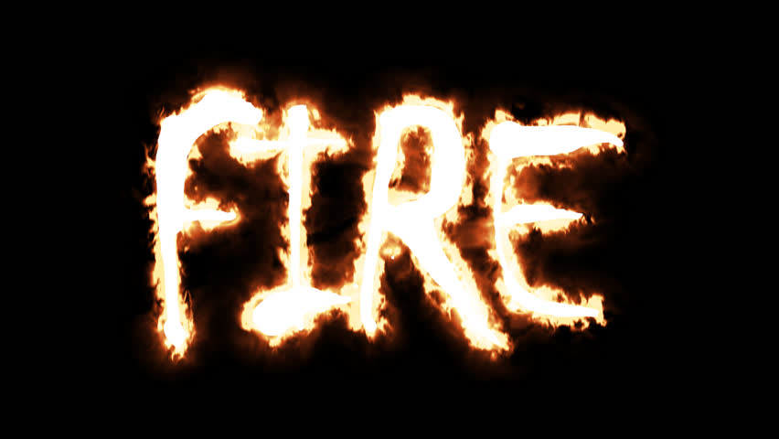 Fire Letter N. Stock Footage Video 3279668 - Shutterstock