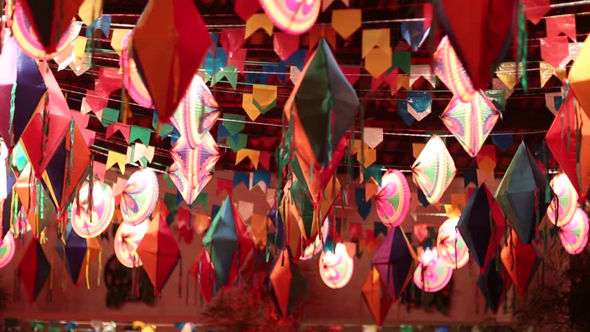 Festivities And Colorful Decorations For Traditional Junina South ...