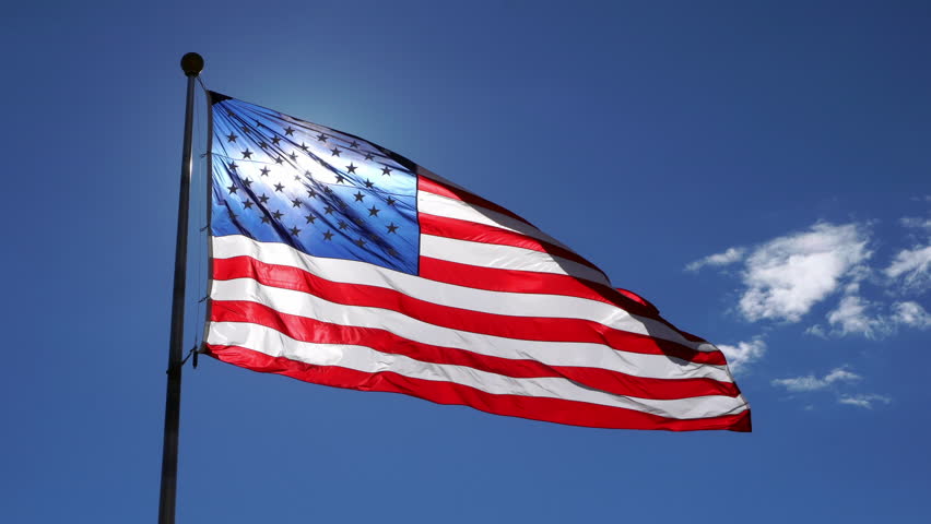 Waving American Flag Stock Footage Video 5938067 - Shutterstock