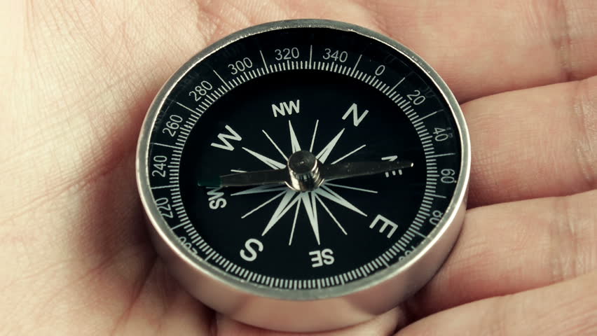 Compass Magnetic North Lost (HD). Compass Specially Rigged To Show ...