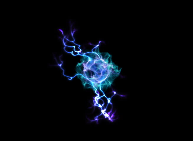 PAL - Motion 494: A Glowing Plasma Ball Sparks With Electricity (Loop ...