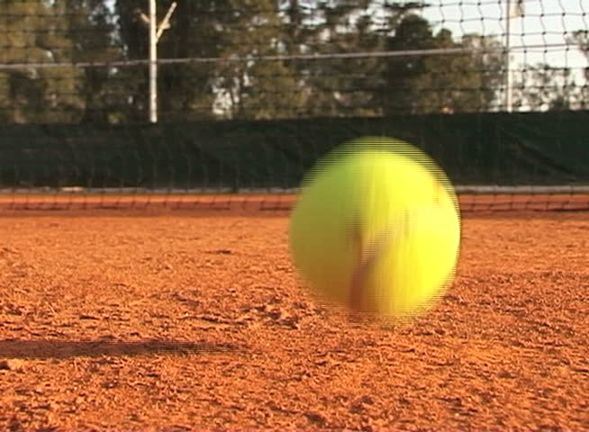 Tennis Ball Falling Into Water In Slow Motion Stock Footage Video ...