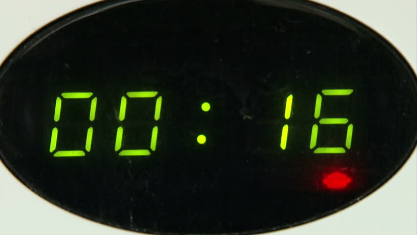 Microwave Clock Countdown Stock Footage Video 3044806 - Shutterstock