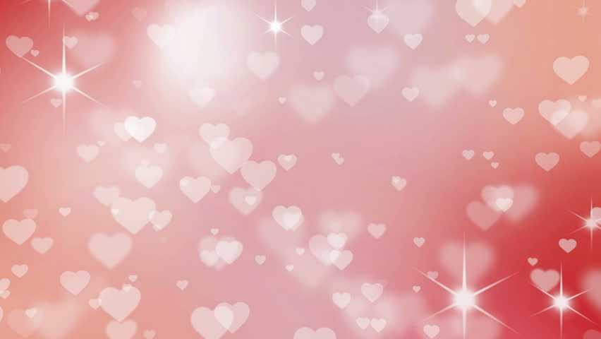 Valentine's Day Background With Hearts - Seamless Loop Stock Footage ...