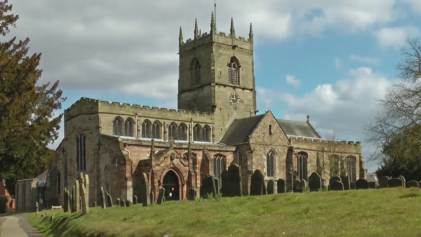 English Country Church - St Lawrence Church, Gnosall, Staffordshire ...