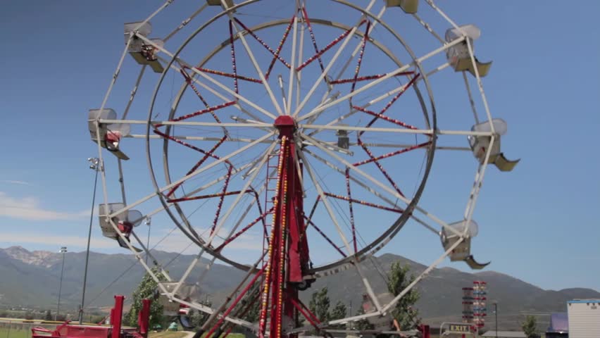 A Fun Small Town Carnival And Fair Rides Stock Footage Video 4460942 ...