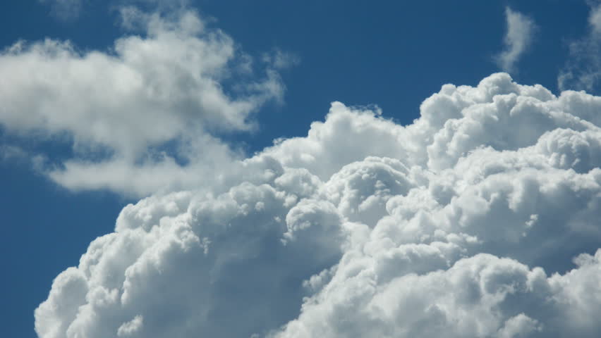 Towering Cumulus Cloud Billows Time Lapse Stock Footage Video 3116911 ...