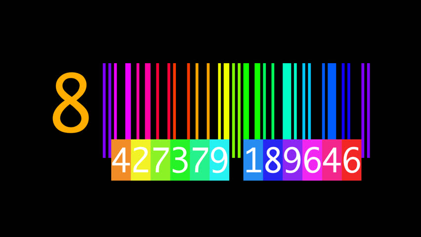 Colorful Countdown Bar-code Stock Footage Video 4627205 - Shutterstock