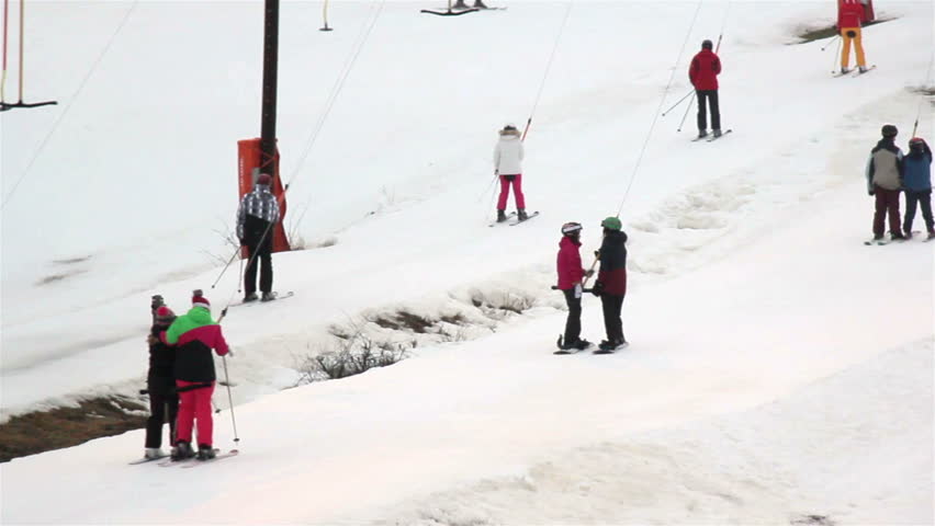 Ski Lift Pulley And Cable Stock Footage Video 8563201 - Shutterstock