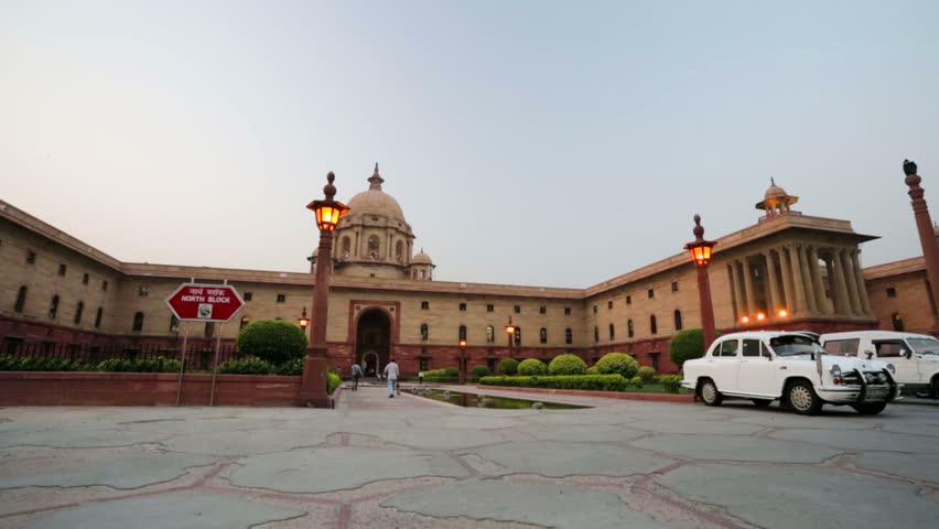 DELHI, INDIA - CIRCA MAY 2014: Central Secretariat Building, Built ...