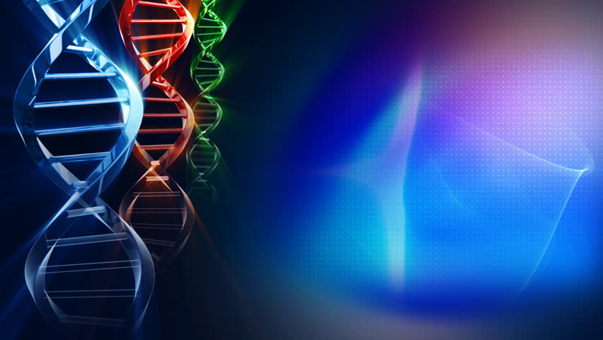 Colorful DNA String With Light Beams Stock Footage Video 200608 ...