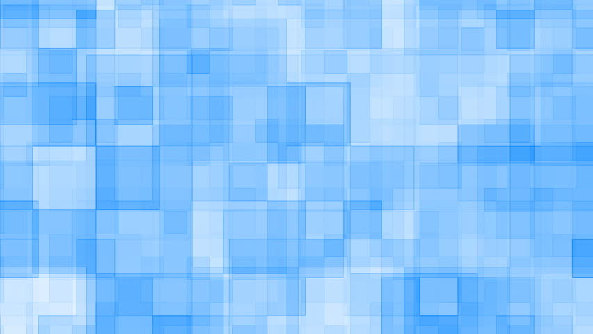 Bright Blue Squares Geometric Tech Background. Video Animation HD ...