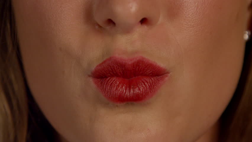 Lipstick Kiss Stock Footage Video - Shutterstock