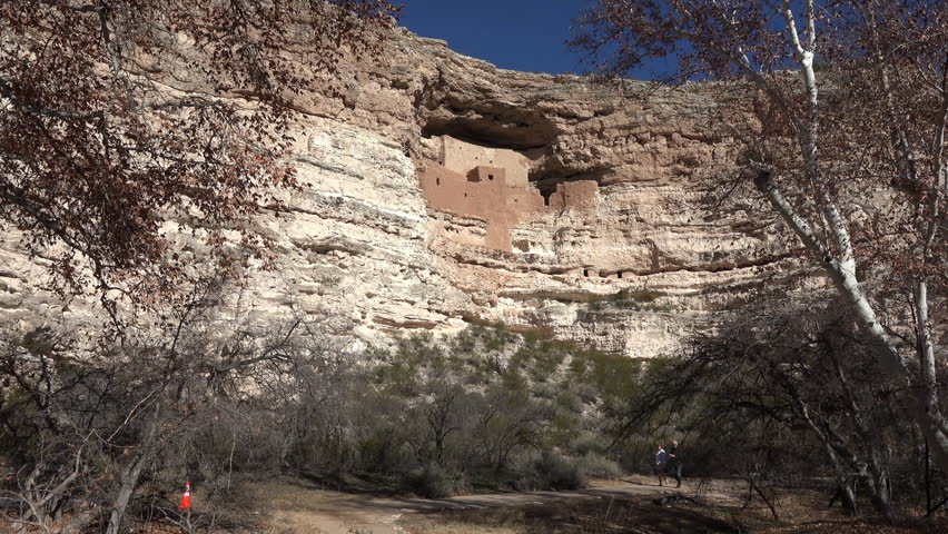 SEDONA, ARIZONA - JAN 2015: Sedona Montezuma Castle Native Sinagua ...