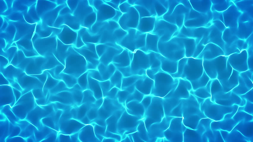 Animation Of Abstract Blue Water Ripples. Surface Of Clean Water ...